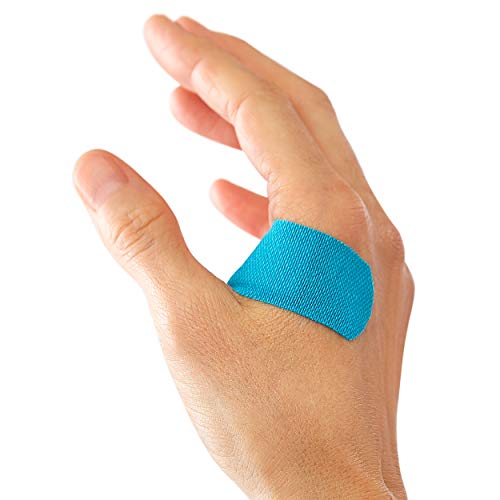 CURAD Performance Series Antibacterial Bandages, Extreme Hold Adhesive Technology, Standard Size Flexible Fabric Bandages ...