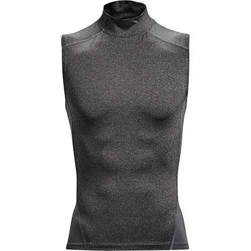 Under Armour Mens HeatGear Armour Compression Mock Sleeveless