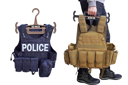 HICE Hanger | Original Heavy Duty Standard Hanger | 200 lb Load Capacity | Durable High Impact Resin | for Body Armor, Tac...