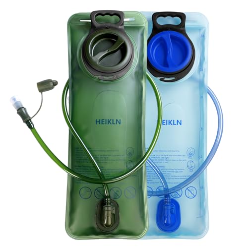 HEIKLN Hydration Bladder 1.5L-2L-3L,Leak Proof Water Reservoir, BPA Free Military Water Storage Bladder Bag Hydration Pack...