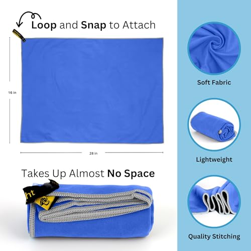 Elite Trail Magic Backpacking Ultralight Quick Dry Microfiber Soft Fast Drying Hand and Face Towel Wash Cloth Camping Yoga...