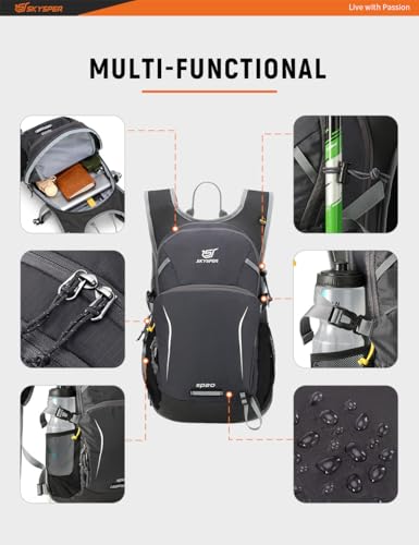 SKYSPER Hiking Backpack - 20L Small Hiking Daypack Lightweight Hiking Backpack, Breathable Day Pack, Backpacking for Women...