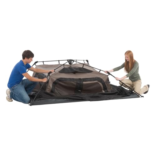 Coleman 4/6/8/10 Person Instant Camping Tent with 1-Minute Setup, Large Family Tent with Pre-Attached Poles, Air Vent, & C...