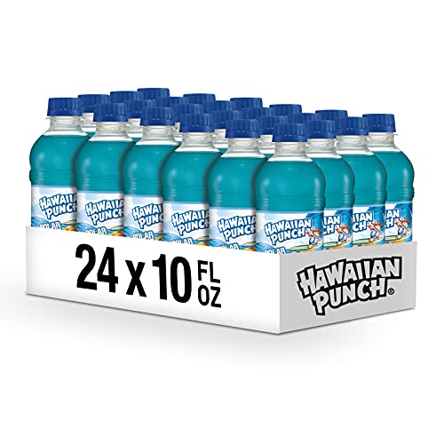 Hawaiian Punch Polar Blast Fruit Juice Drink, 10 Fl Oz Bottles, 24 Count (4 Packs Of 6), Ready-to-drink, On-the-go, Caffei...