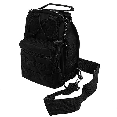 KOOYU Tactical Sling Backpack Bag for Men Chest Bag Molle Military Shoulder Bag Crossbody Bag
