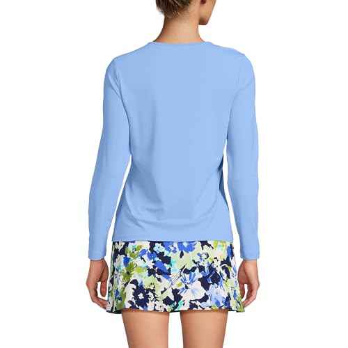 Lands' End Women's Sunshade UPF 50 Long Sleeve Relaxed Rash Guard