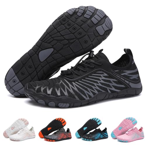 Hike Barefoot Shoes Womens Men Footwear,Pro-Healthy&Non-Slip Water Shoe for Women Men, Wide Toe Running Shoes Boots Sneake...