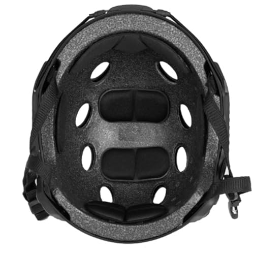 Lancer Tactical Fast Helmet - PJ Type Multifunctional Protective NVG Mount for Airsoft, Paintball, Military, Sports, Hunti...