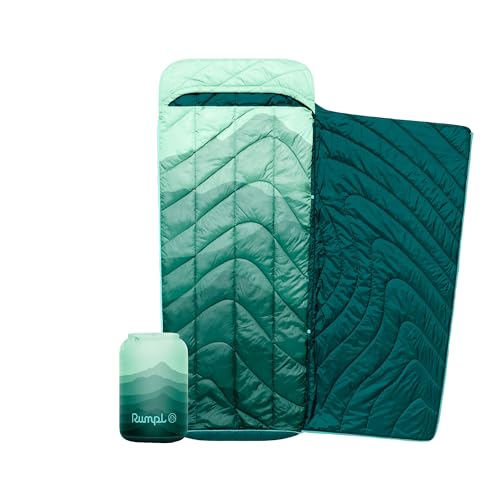 Rumpl Wrap Sack 20-Degree Sleeping Bag for Adaptable 3-Season Comfort