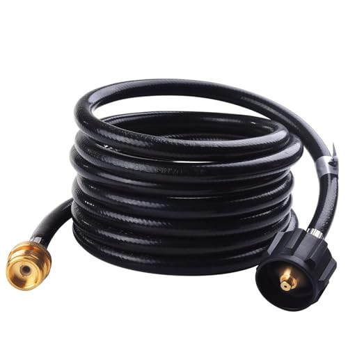 SHINESTAR Propane Adapter Hose, 12FT Propane Hose for Buddy Heaters, Blackstone Tabletop Griddle, Portable Propane Camping...