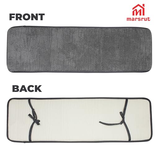 2Pcs Picnic Bench Cushions 38 x 12 in, Non-Slip Table Bench Mat Cover for Outdoor Indoor Furniture, Seat Pad for Dining, K...
