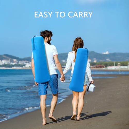 MKSY High Back Beach Chairs,2Pack Protable Folding Chair for Adults,Foding Camping Chairs with Carry Bag Cup Holder for Be...