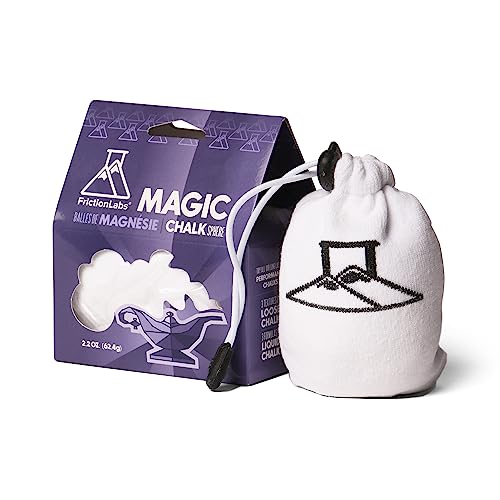 Friction Labs Gym Chalk – Magic Ball, PRO Ball (Chalk Bag Sock) | Non-Toxic Climbing Chalk for Bouldering, Gymnastics & More