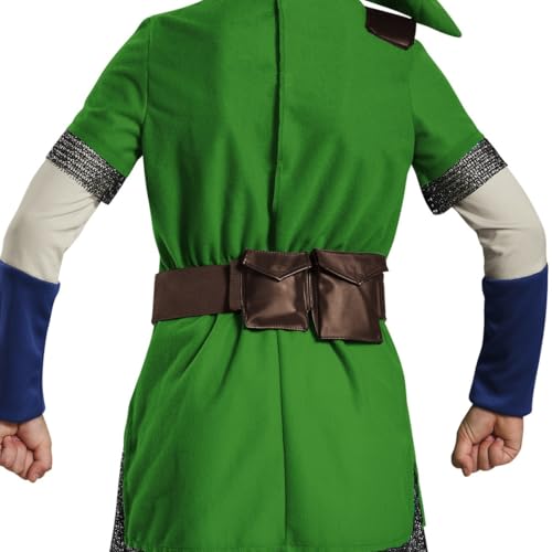 The Legend of Zelnda Link Deluxe Costume, Officially Licensed The Legend of Zelda Costume for Kids