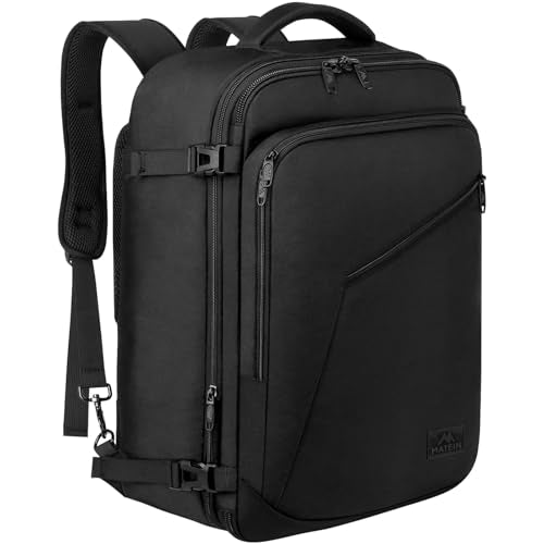 MATEIN Carry on Backpack, Extra Large Travel Backpack Expandable Airplane Approved Weekender Bag for Men and Women, Water ...
