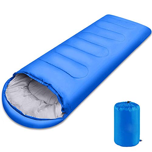 Sleeping Bag, Lightweight 3 Season Weather Sleep Bags for Kids Adults Girls Women, Microfiber Filled 5-20 Degree for Backp...