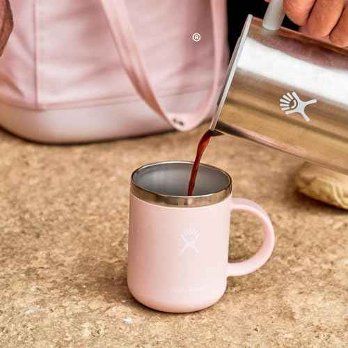 Hydro Flask Coffee Mug ? Insulated Stainless Steel, Non Spill, Leak Proof Travel Mug 12 Oz Trillium Pink