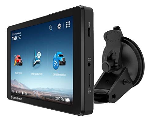 Rand McNally TND 750 7-inch GPS Truck Navigator with Industry's Best Custom Trucking Routes, Rand Navigation 2.0, Download...