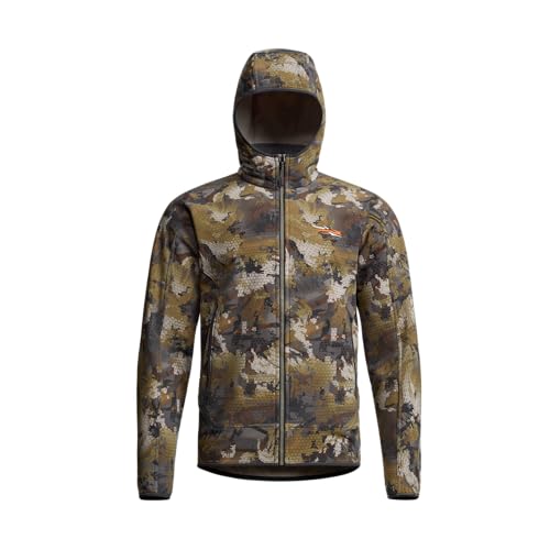 SITKA Alpha Fleece Hooded Jacket – Durable, Water-Repellent, Breathable Mid-Layer for Rugged Outdoor Use, Optifade Timber,...