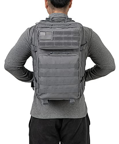 QT&QY 45L Tactical backpack & Tactical Toiletry Bag