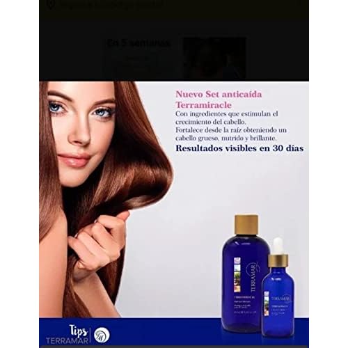 Terramar KIT ANTICAIDA TERRAMAR BRANDS - Liquid, Unscented, Unisex - Adults, Men and Women, Hair Growth, Hair Fall Control