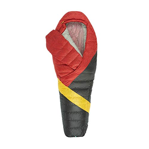 Sierra Designs Cloud 20 Degree DriDown Sleeping Bag Ultralight Zipperless Down Sleeping Bag for Backpacking and Camping