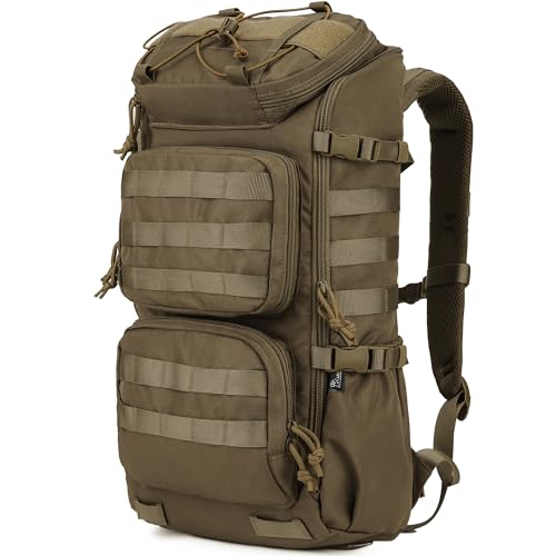 Mardingtop Tactical Backpacks Molle Hiking daypacks for Motorcycle Camping Hiking Military Traveling,25L Backpack