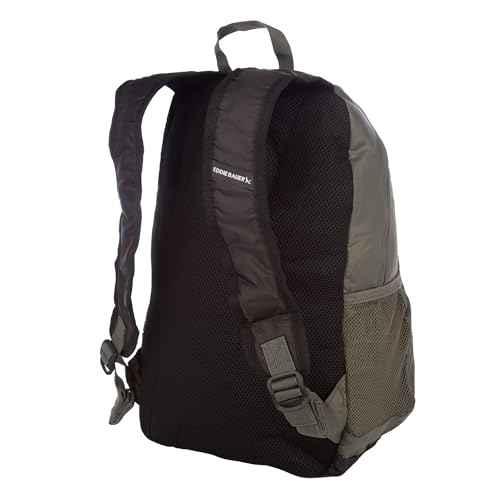 Eddie Bauer Stowaway Packable Backpack 30L with Water Resistant Finish and 2 Mesh Side Pockets for Water Bottles - Spruce