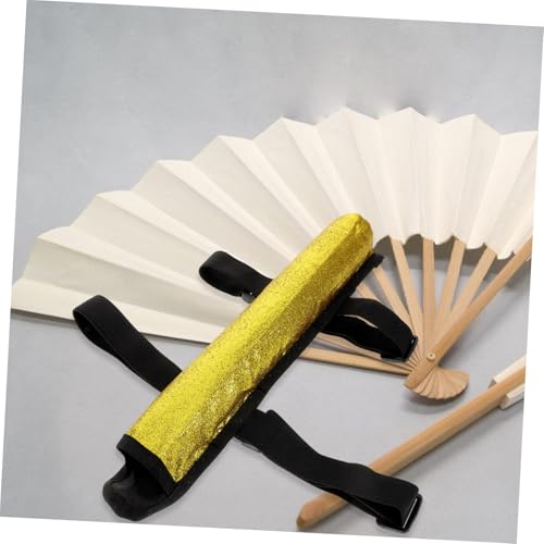 Unomor Festival Ready Handheld Fan Pouch Rave Essentials for Concerts and Events Leg Strap for Easy Carrying for Kung Fu a...