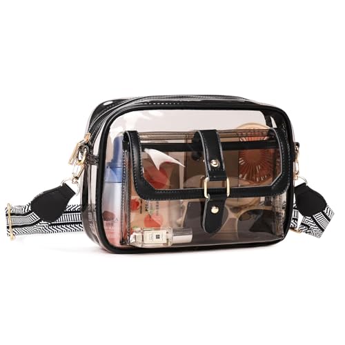 PIG PIG GIRL Clear Bag for Stadium Events, Clear Purses for Women, Small Crossbody Purse for Concerts Sports Events Festivals