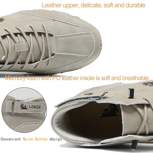 Explorer Waterproof Lightweight Unisex Outdoor Shoes for Hiking Camping & Driving Shoes High Top Chukka Boots Non-Slip Bre...