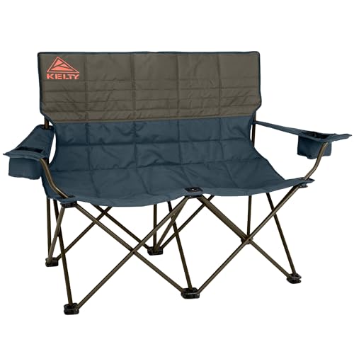 Kelty Loveseat Oversized 2-Person Heavy Duty Folding Camp Chair, Double Seat for Soccer Games, Tailgating, Beach Days (Reg...