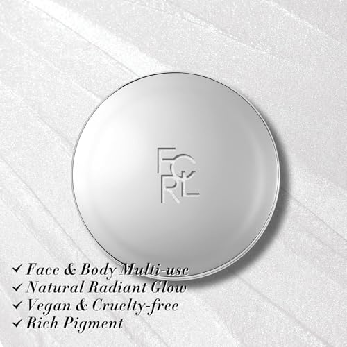 FOCALLURE Shimmer Face Highlighter Makeup Powder, Gel to Powder Glow Finish, Leaving a Lightweight & Healthy Radiance, Lon...