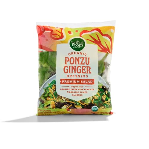 Whole Foods Market Organic Ponzu Ginger Salad Kit, 7.2 Ounce