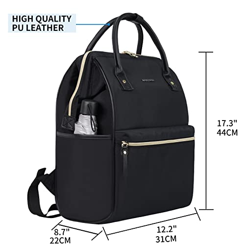 KROSER Laptop Backpack 17" Stylish Backpack Water Repellent College Casual Daypack with USB Port Travel Business Work Bag ...