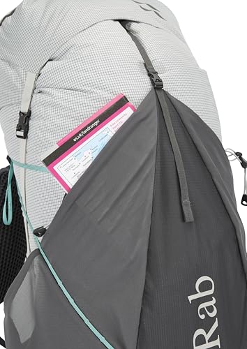 Rab Women's Muon ND Hiking Pack - Lightweight Durable Backpack for Hiking, Trekking, & Backpacking - Pewter/Graphene - 50-...