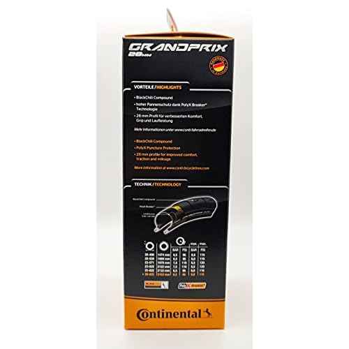 Continental Grand Prix All Rounder Bicycle 700x28 Black Chili Folding Clincher - Pair (2 Tires)