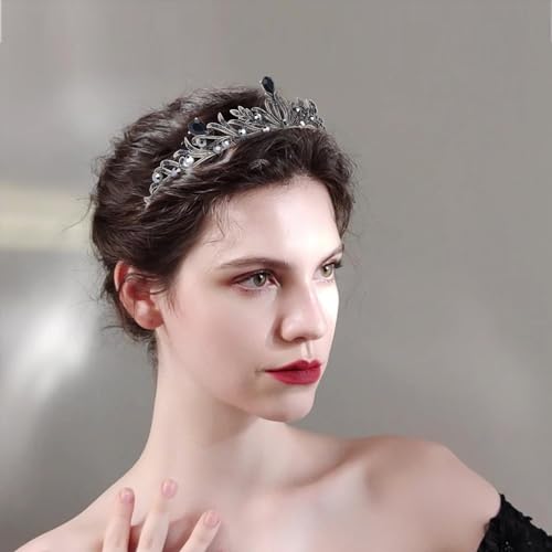 HEWEICSY Tiaras and Crowns for Women,Wedding Tiara for Women Royal Queen Crown Headband Metal Princess Tiara for Bride Bir...
