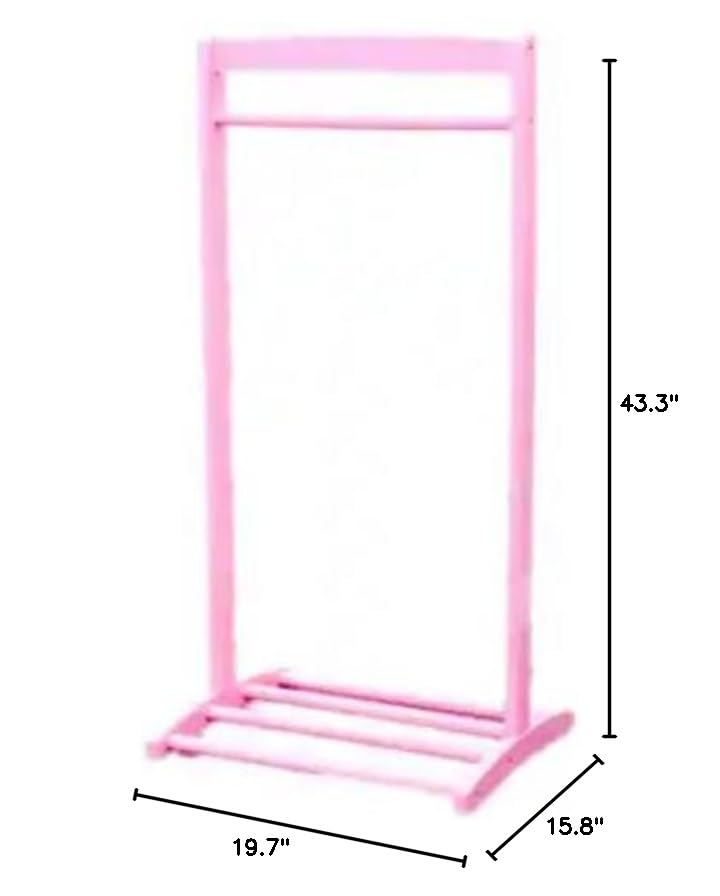 Frenchi Home Furnishing Kid's Clothes Hanger, Pink