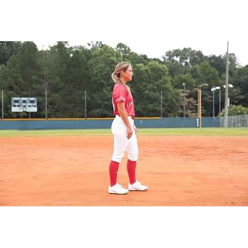 Mizuno Women's Belted Stretch Fastpitch Softball Pant, Black, Large