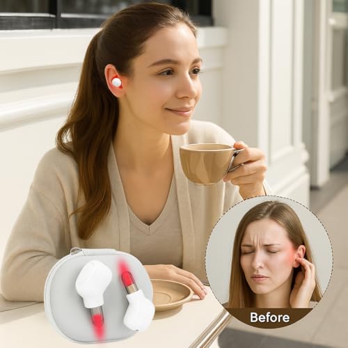 Red Light Device for Ears and Nose – 650nm LED Ear Wellness & Daily Comfort, Hands-Free Design, Lightweight & Portable for...