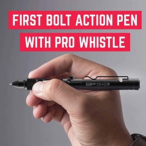 GPCA - GP 1945 Pen LITE, Pen Light Smart Alternative, Refillable EDC Multitool with Multi-Tone Rescue Whistle, Measurement...