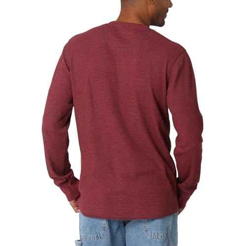 Wrangler Authentics Men's Long Sleeve Waffle Henley