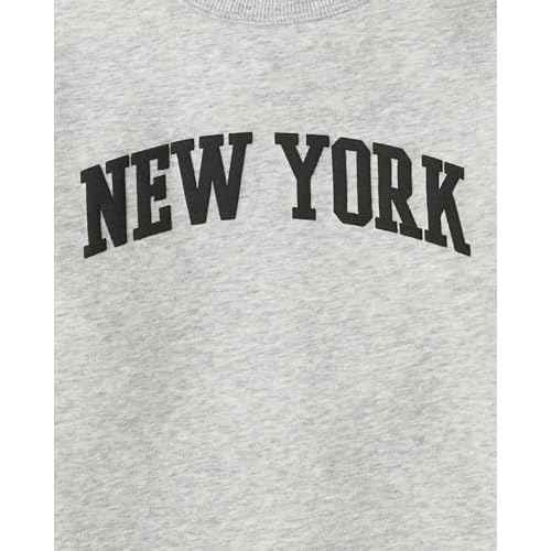 The Children's Place Long Sleeve Crew Neck Pullover Sweatshirt