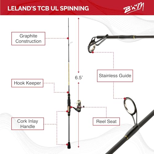 Leland's TCB UL Spinning Combo 6.5ft/2pc