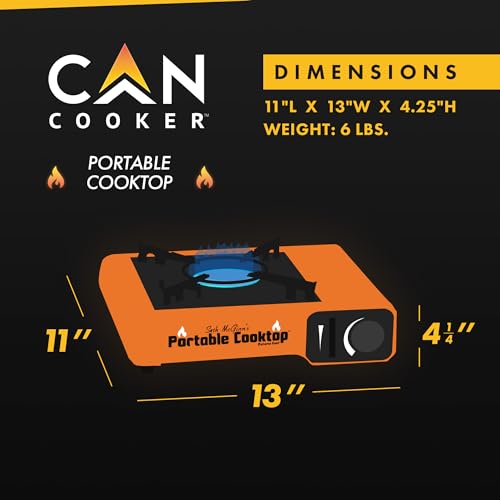 Seth McGinn's CanCooker Portable Cooktop - Butane Single Burner Stove with Carrying Case & Electronic Ignition - CSA Certi...