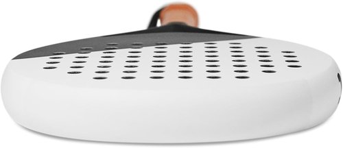 LAPAT Padel Racket with Cover Bag - Carbon Surface with EVA Memory Foam- Paddle Tennis Racquets Lightweight (White) POP Tennis