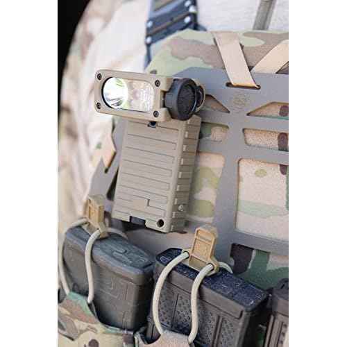 Streamlight 14032 Sidewinder 55-Lumens LED Military Flashlight with (2) AA Alkaline Batteries in Box, Coyote
