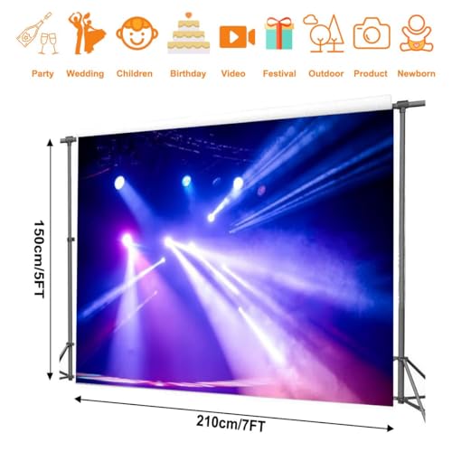 Photography Backdrop Photography Background Concert Lights for Photoshoot Portrait Photo Studio Video Prop Birthday Party ...