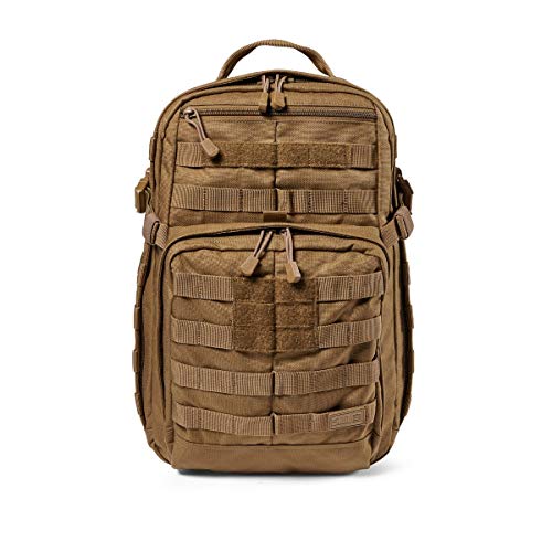 5.11 Tactical Backpack – Rush 12 2.0 – Military Molle Pack, CCW with Multiple Compartments, 24 Liter, Small, Style 56561, ...